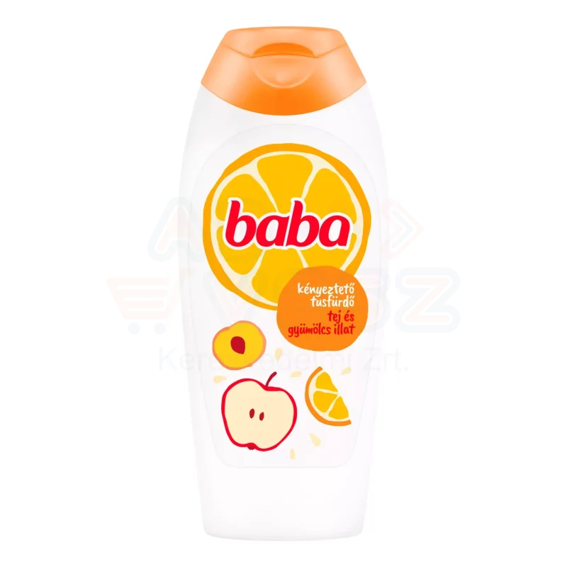 BABA tusfürdő 400 ml Tej és gyümölcs Kép