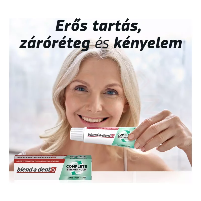 Blend-A-Dent protézisragasztó 47 g Complete Extra friss ízesítés Kép