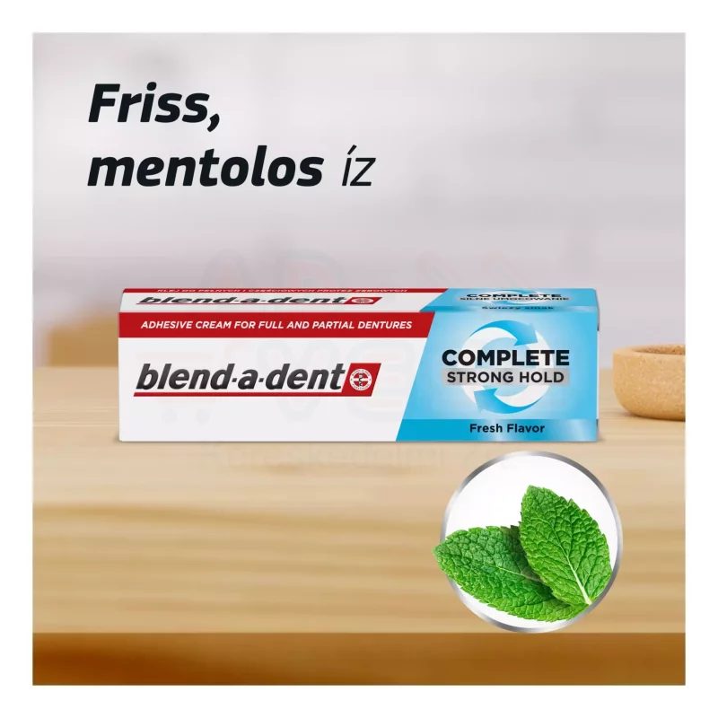 Blend-A-Dent protézisragasztó 47 g Complete Friss ízesítés Kép