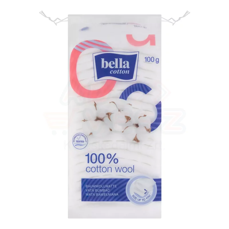 BELLA COTTON Egészségügyi Vatta, 100% Pamutvatta 100 g Kép