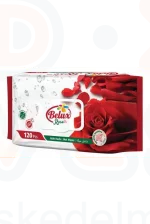 BELUX nedves törlőkendő rózsa (ROSE) 120 db flip top Kép