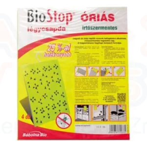 BIOSTOP ragasztós légycsapda óriás 4 db