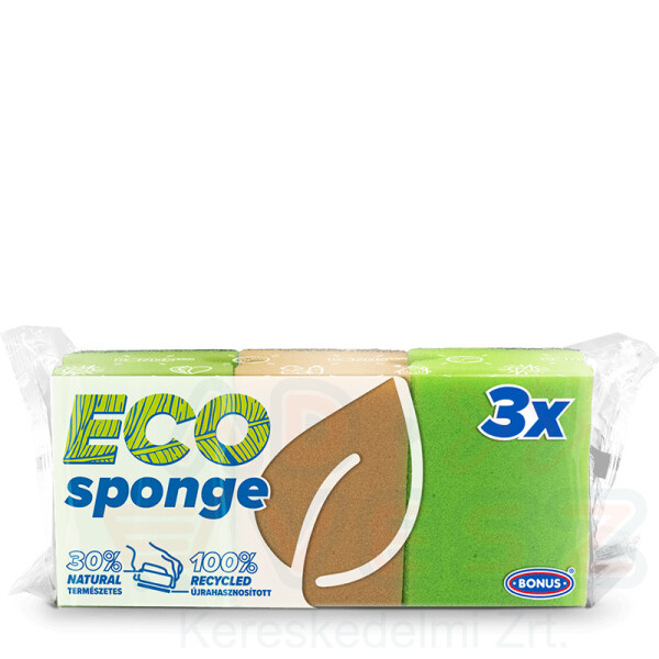 Bonus Eco formázott mosogatószivacs 3 db Kép