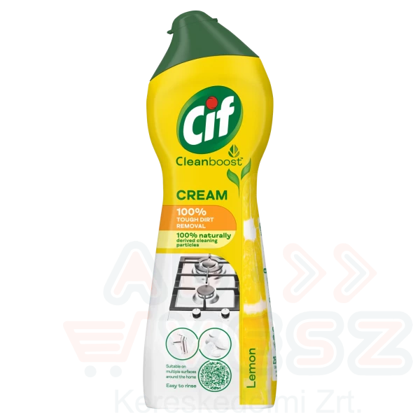 CIF Cleanboost súrolókrém 250 ml Lemon Kép