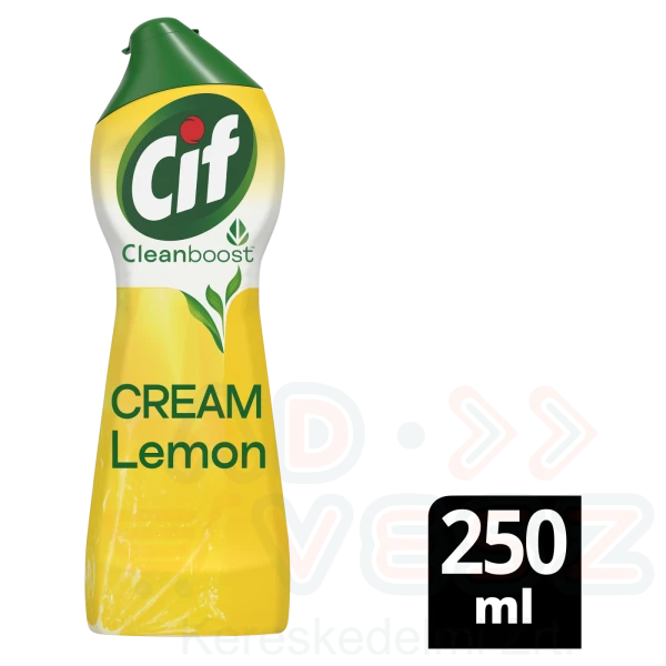 CIF Cleanboost súrolókrém 250 ml Lemon Kép