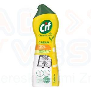CIF Cleanboost súrolókrém 250 ml Lemon