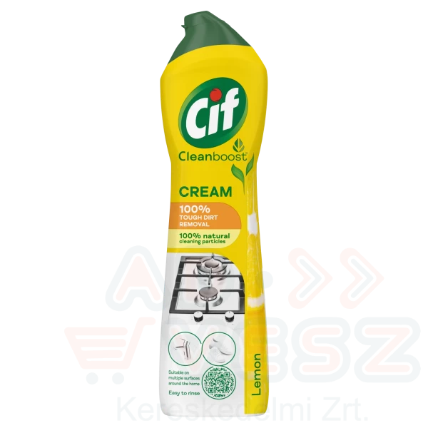 CIF Cleanboost súrolókrém 500 ml Lemon Kép