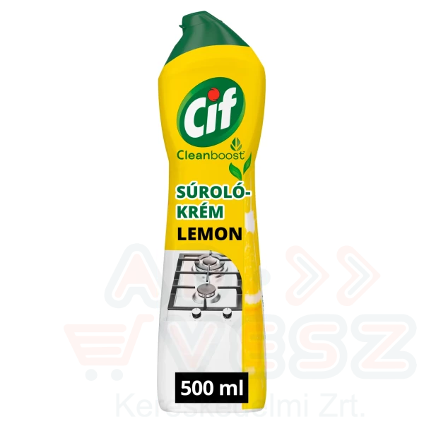 CIF Cleanboost súrolókrém 500 ml Lemon Kép