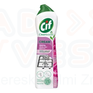 CIF Cleanboost súrolókrém 500 ml Pink Flower