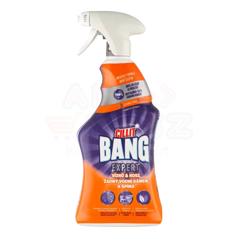 Cillit Bang 750 ml Fürdőszobai vízkőoldó spray Kép