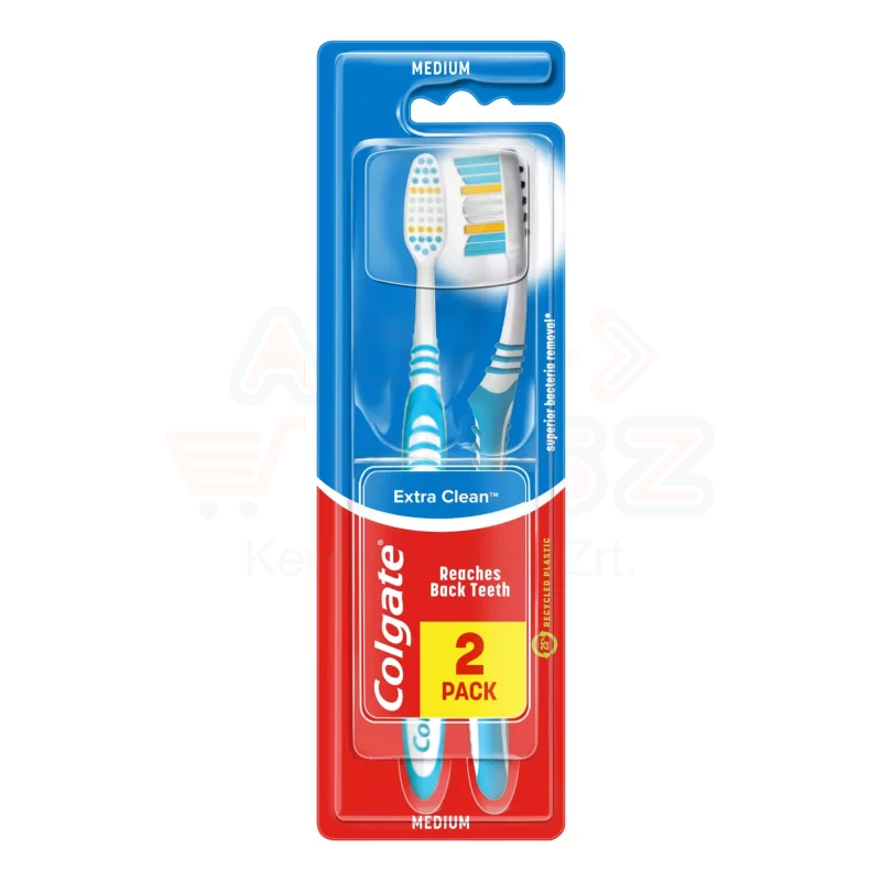COLGATE fogkefe Extra clean 1+1 Kép