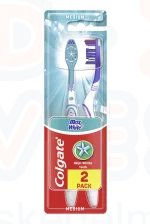 COLGATE fogkefe Max white közepes 1+1 Kép