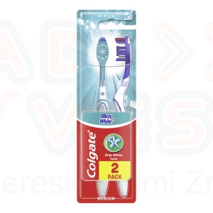 COLGATE fogkefe Max white közepes 1+1