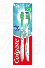 COLGATE fogkefe Max white lágy 1+1 Kép