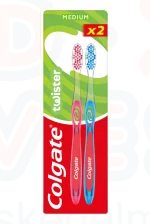COLGATE fogkefe Twister Medium Duo Kép