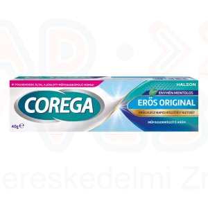 Corega Erős műfogsorrögzítő krém 40 g Original/Extra Strong