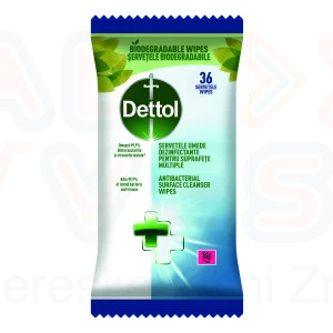 DETTOL Antibakteriális felülettisztító kendő 36 db