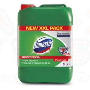 DOMESTOS 5 l Pine Fresh fertőtlenítő UN1760 MARÓ FOLYÉKONY ANYAG, M.N.N. (Nátrium-hipoklorit), 8, PG