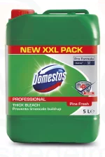 DOMESTOS 5 l Pine Fresh fertőtlenítő UN1760 MARÓ FOLYÉKONY ANYAG, M.N.N. (Nátrium-hipoklorit), 8, PG Kép