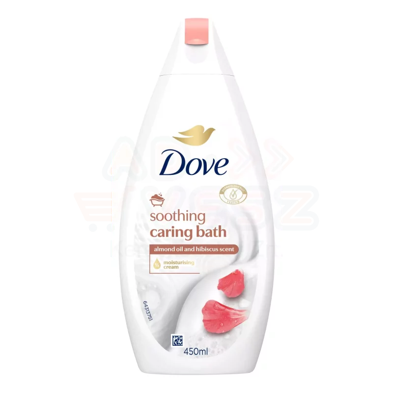 DOVE habfürdő 450 ml Mandula krém hibiszkussal Kép