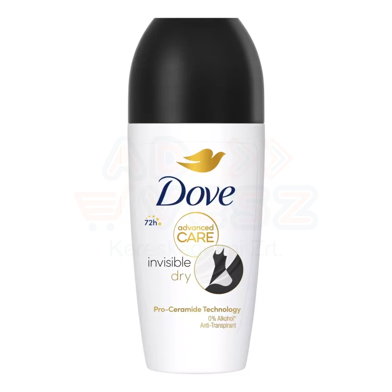 DOVE golyós dezodor 50 ml Invisible Dry izzadásgátló Kép