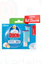 Duck® Fresh Discs zselés WC-öblítő korong utántöltő 2x36 ml Marine Kép