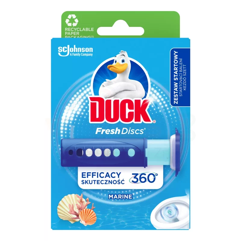 Duck® Fresh Discs zselés WC-öblítő korong 36 ml Marine Kép