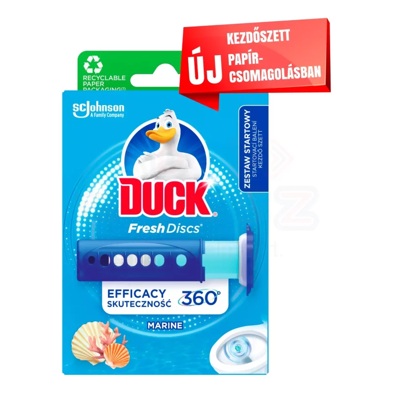 Duck® Fresh Discs zselés WC-öblítő korong 36 ml Marine Kép