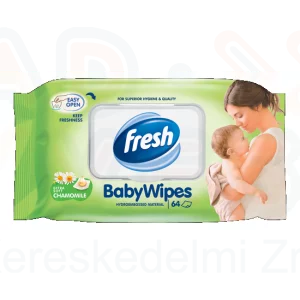 FRESH Baby törlőkendő kamilla 64 db