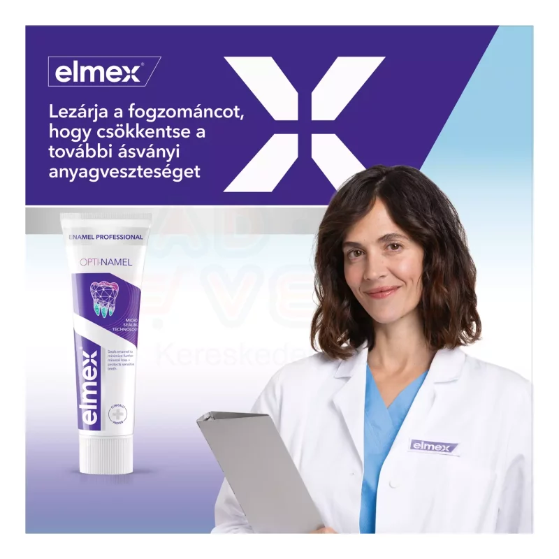 ELMEX fogkrém Enamel protection professional 75 ml Kép