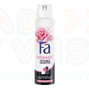 Fa izzadásgátló deospray 150 ml Invisible Sensitive