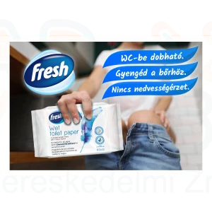 FRESH Deluxe nedves toalettpapír 60 db