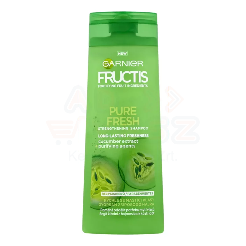 GARNIER Fructis Sampon 250 ml Pure Fresh Gyorsan Zsírosodó Hajra Kép