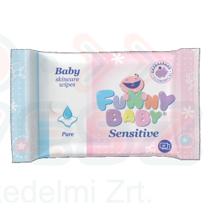 Funny baby törlőkendő Sensitive 60 lap