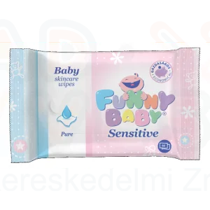 Funny baby törlőkendő Sensitive 60 lap