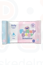 Funny baby törlőkendő Sensitive 60 lap Kép