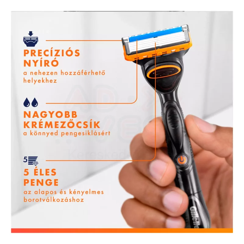 Gillette Fusion5 Power borotvabetét 4 db Kép