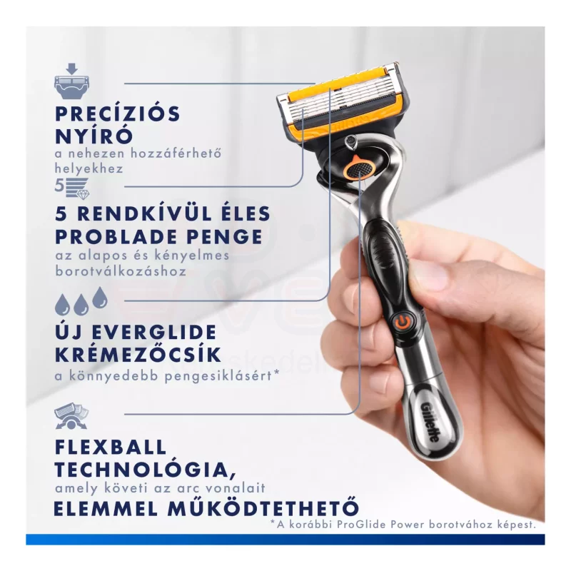 Gillette Fusion5 Proglide Power borotvabetét 4 db Kép