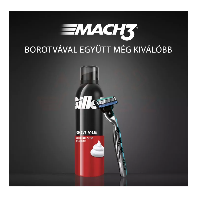 Gillette borotvahab Regular 200 ml Kép