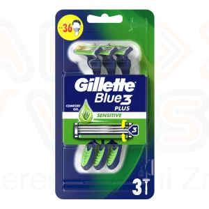 Gillette Blue3 Sensitive eldobható borotva 3 db