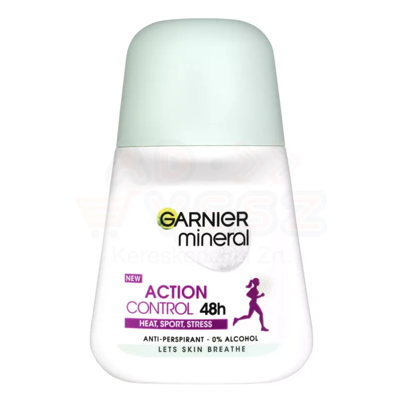 GARNIER Mineral Deo Roll-On 50 ml Action Control Heat,Sport,Stress Kép