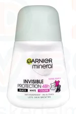 GARNIER Mineral Deo Roll-On 50 ml Invisible Black&White Floral Touch Kép