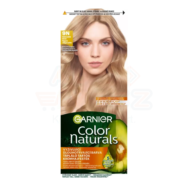 GARNIER Color Naturals Hajfesték 9N Nude Világosszőke Kép