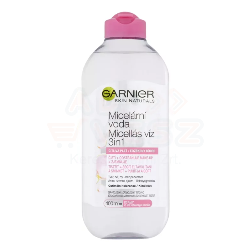 GARNIER Skin Naturals Micellás Víz 400 ml Érzékeny Bőrre Kép
