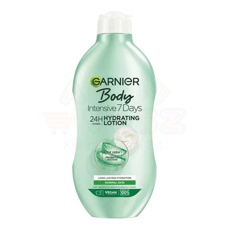 GARNIER Testápoló 400 ml 7Days Aloe Vera Normál Bőrre Kép