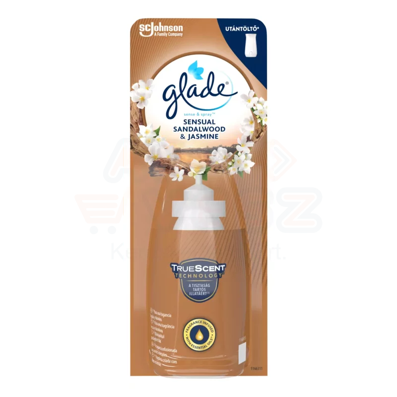 Glade® Sense&Spray utántöltő 18 ml Sensual szantálfa és jázmin Kép
