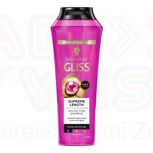 Gliss hajregeneráló sampon 250 ml Supreme Length hosszú hajra