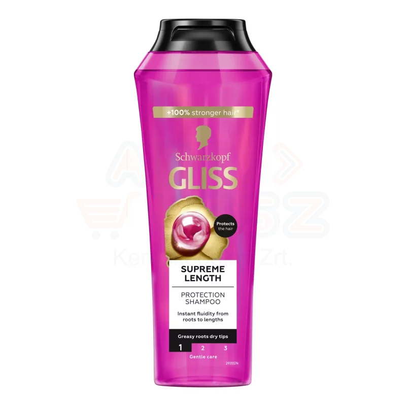 Gliss hajregeneráló sampon 250 ml Supreme Length hosszú hajra Kép