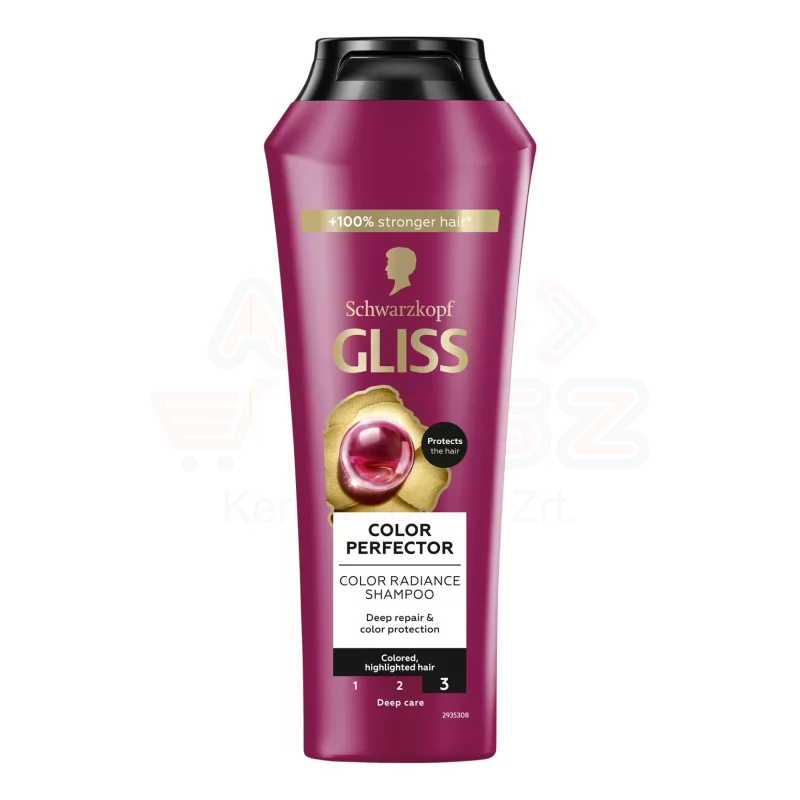 Gliss hajregeneráló sampon 250 ml Ragyogó szín Kép