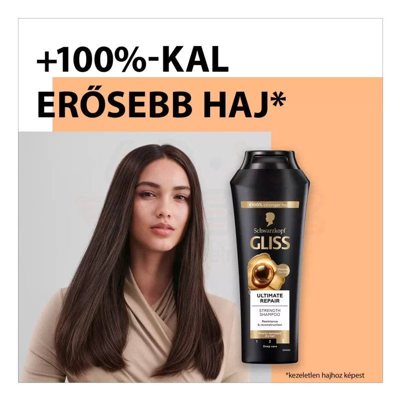 Gliss hajregeneráló sampon 250 ml Ultimate repair Kép